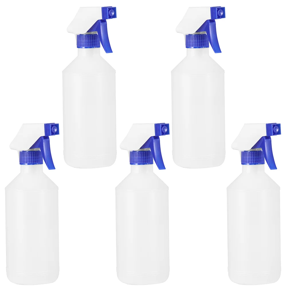 Botellas de spray de limpieza Tehaux, botella de spray de plástico con gatillo, botellas de spray vacías, contenedor transparente recargable, esencial para agua