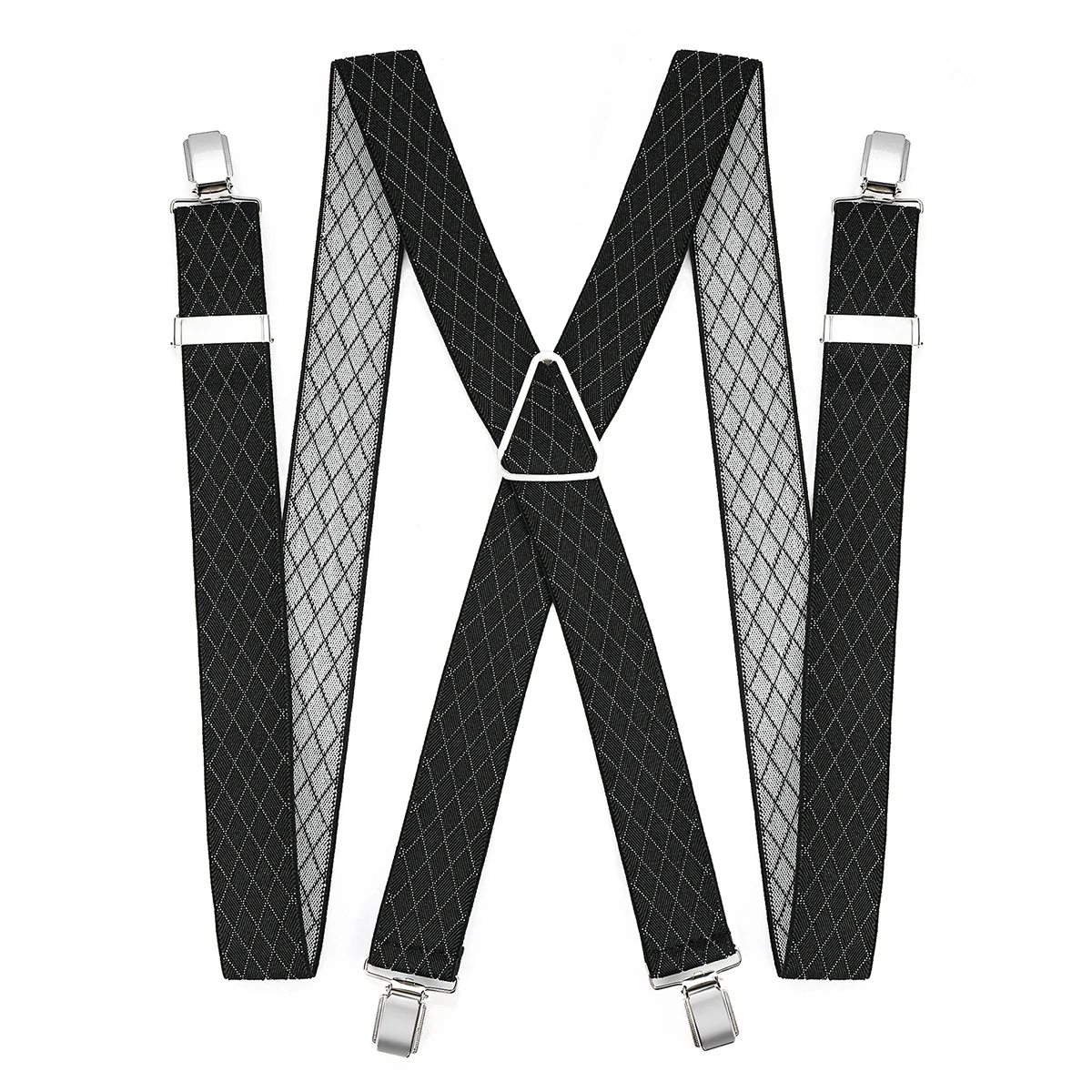 กางเกงสูทผู้ใหญ่ผู้ชายลายสก๊อต กางเกงเอี๊ยม กางเกงสไตล์อังกฤษของผู้ชายพร้อมสายเอี๊ยมยางยืด