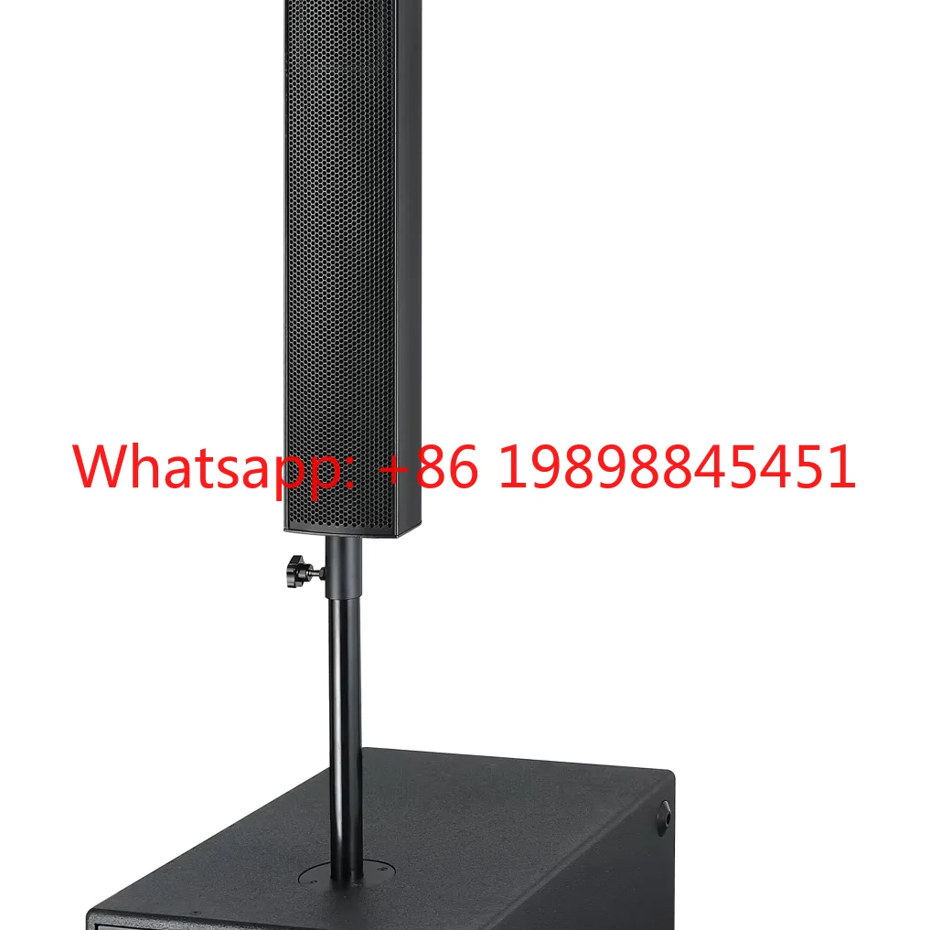 Portable Professional Line Array Active DSP Metal Outdoor Speaker Column Set 15inch Subwoofer for Party