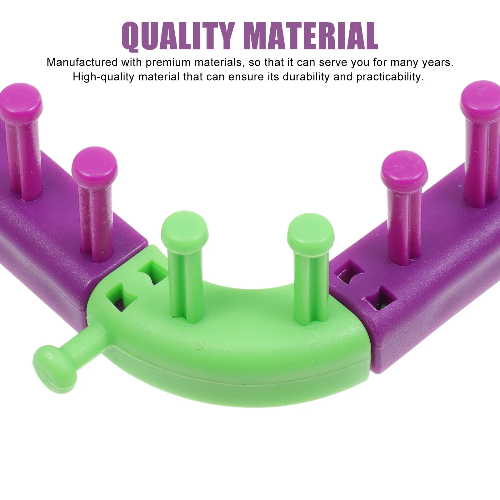 1Set Knitting Tool Set Mini Diversified Home Hat Sweater Knitting Kit DIY Wool Weaving Board Circle Design Plastic Sweater
