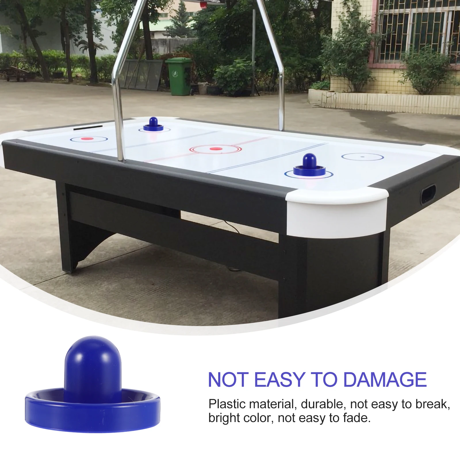 

1 Set Pucks Pushers Replacement Accessories For Arcade Room Family Plastic Air Hockey Pusher Night Use Plastic Hockey Parts