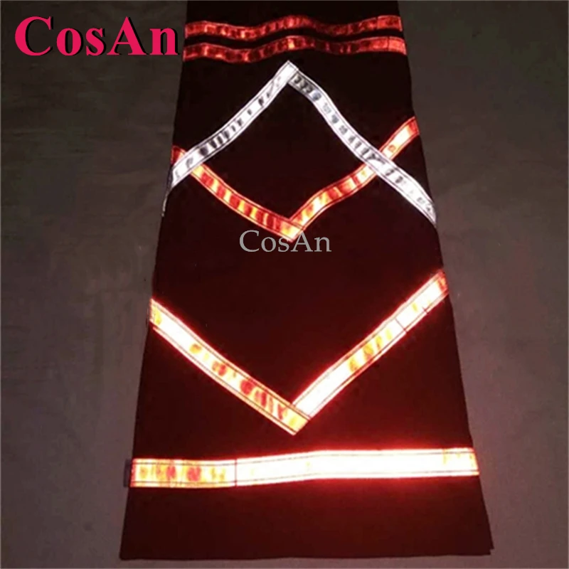 CosAn أنماط خلط الألوان AUS نمط شبح الرقص السراويل ملبورن خلط السراويل جرس قيعان تأثير عاكس بنطلون للجنسين