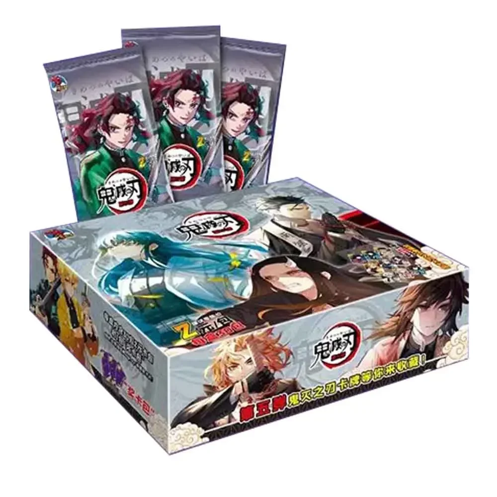 Anime Demon Slayer Card Box SSP Flash Gold Rare Cards Kamado Tanjirou Nezuko Anime Peripheral New Spot Goods Kimetsu No Yaiba