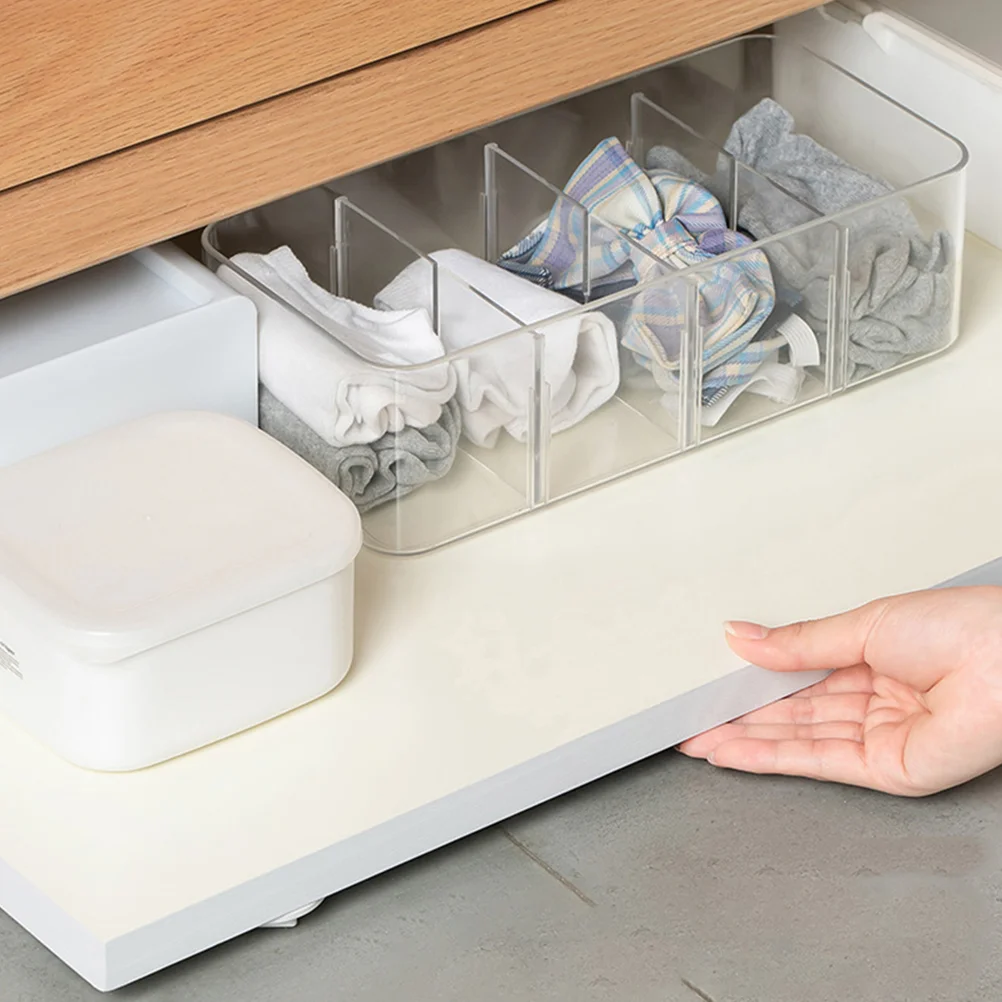 8 Pcs Self Adhesive Storage Box Caster Wheels ABS Material Easy Install Simple Design Practical Moving Trash Can Pulley