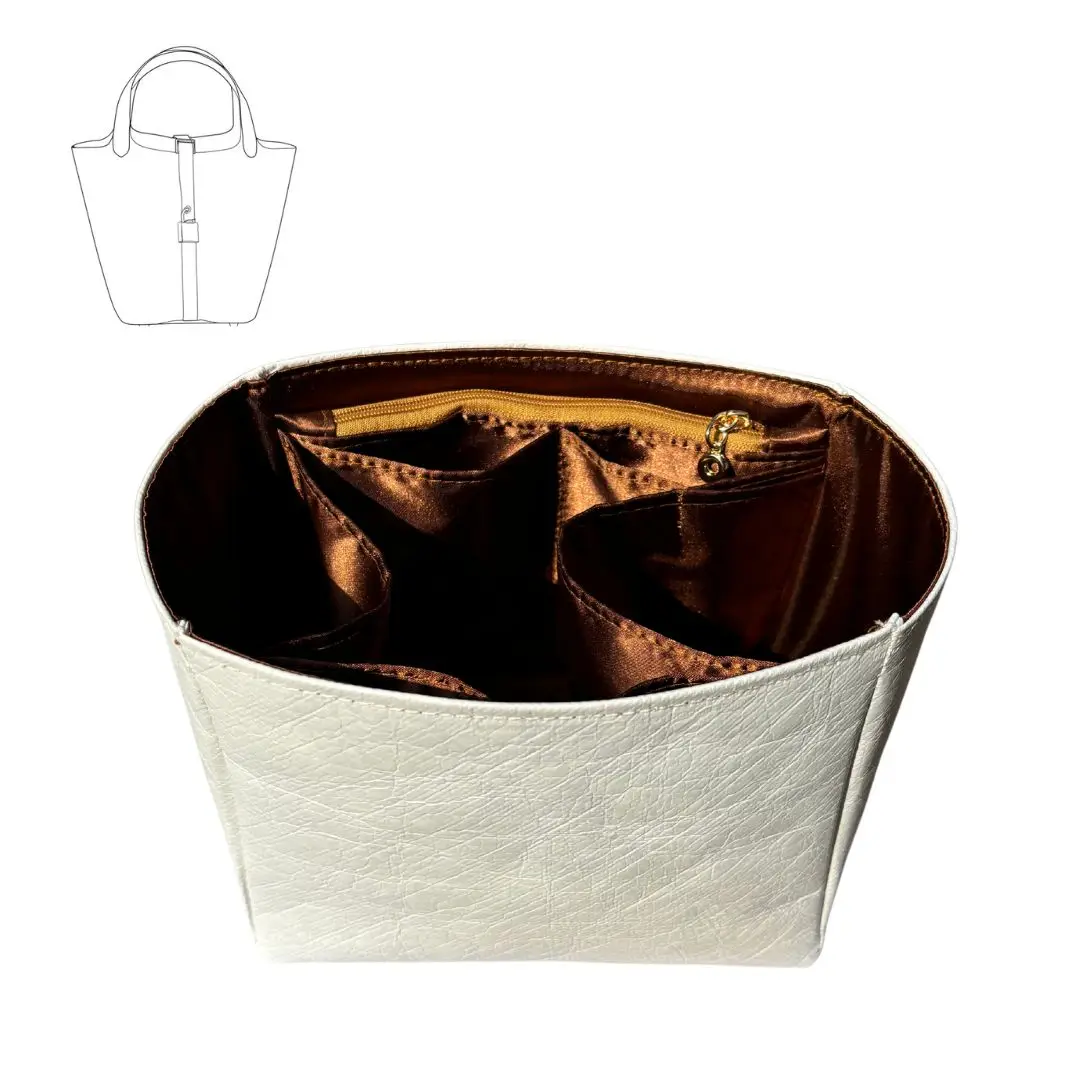 

For Picotin 18 22 26 Purse Organizer Insert for handbag Dupont paper Ultra Light weight Bag Organizer Insert Waterproof