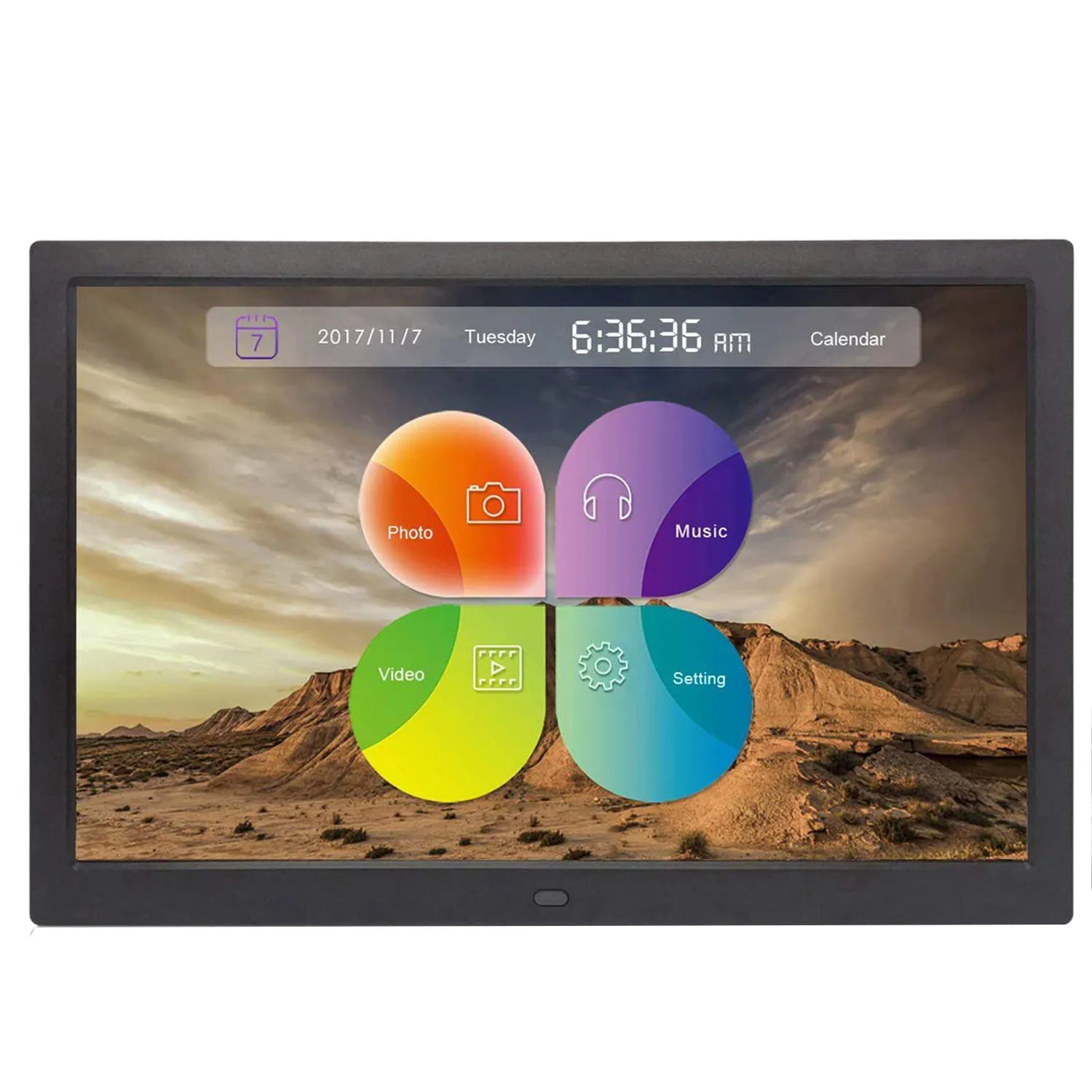 

Digital Picture Frame, 12 Inch Digital Photo Frame with Wireless Remote Control, Support SD Card/USB EU PLUG XT