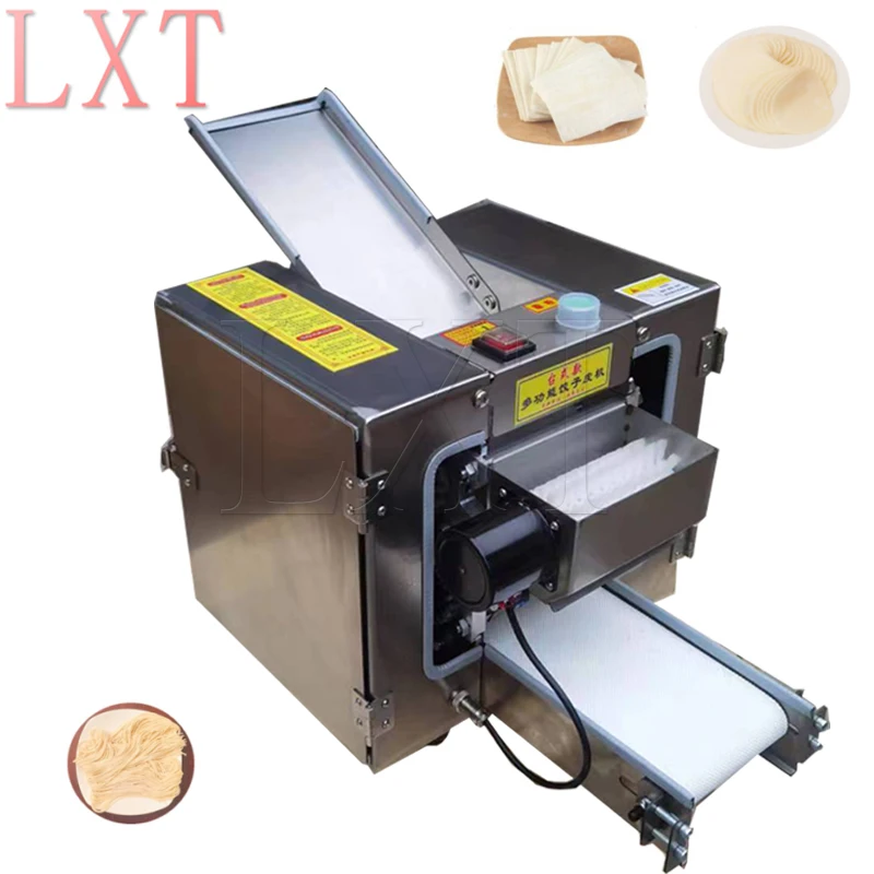 Automatic  Dumpling Wrapper Machine Dough Slicer Wonton Skin Slicer Stainless Noodle Pasta Maker