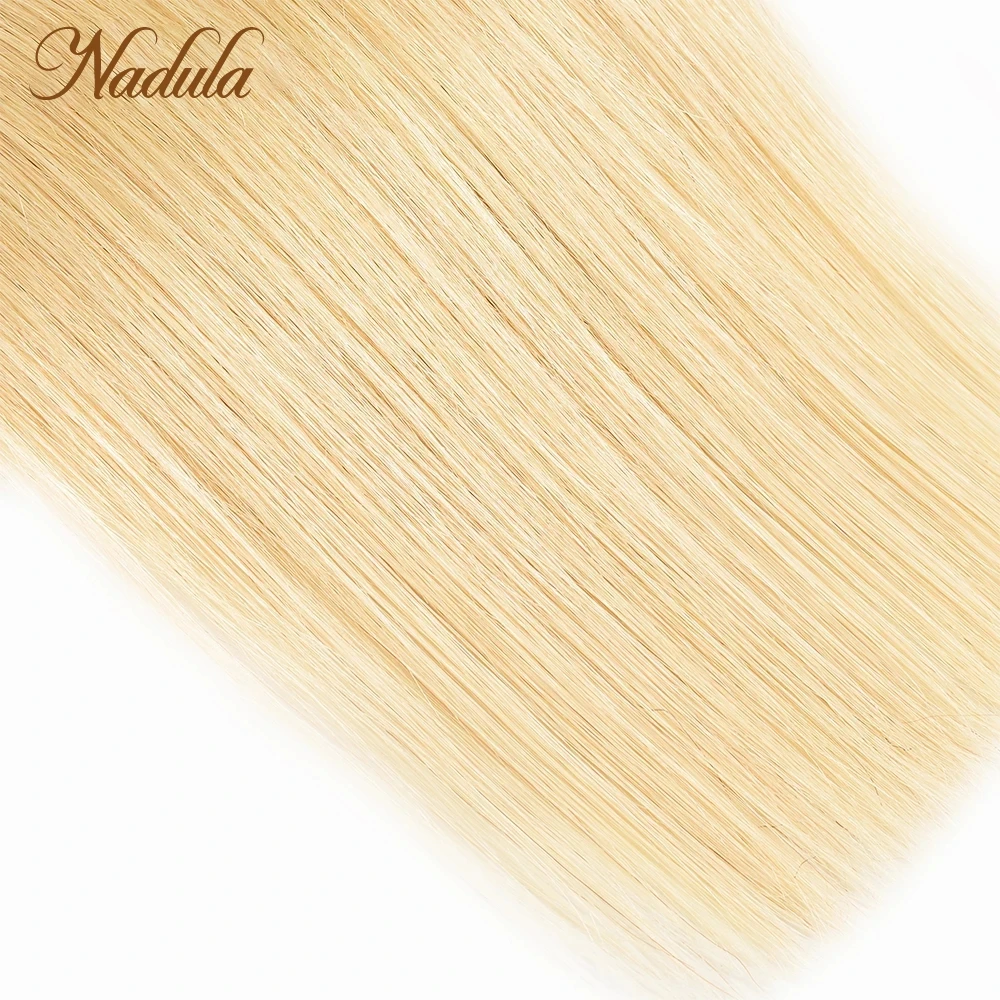 Nadula Hair 613 Blonde Hair One Bundle Straight 100% Human Hair Weaves 10-24inch Blonde Remy Hair Extensions Free Shipping