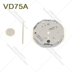 Japan  VD75A VD75 Movement 5 Hands 3.6.9 Small Seconds Multifunction Quartz Movement Watch Replacement Parts
