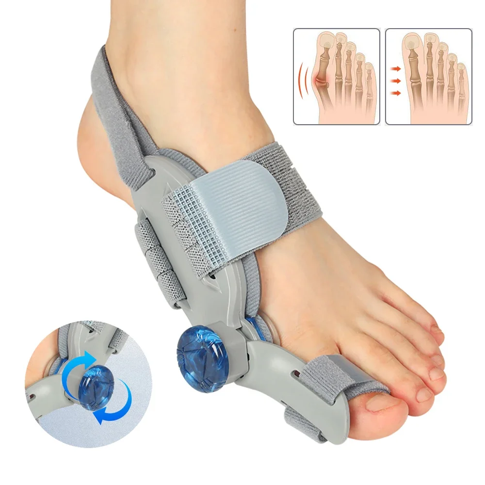 

Bunion Corrector Unisex Valgus Toe Correction Pain Relief Foot Treatments Fat Finger Corrector Angle Adjustable Knob Foot Care