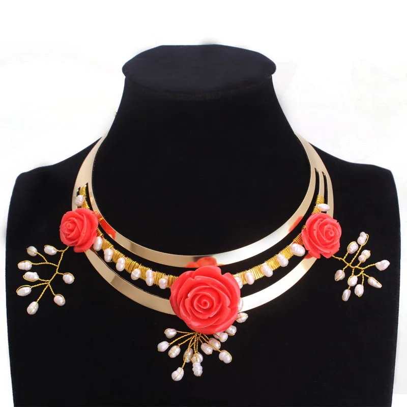 dudo-new-arrival-nigerian-women-necklace-gold-coral-pearls-party-jewelry