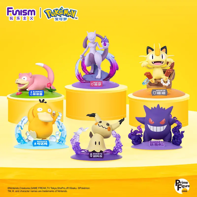 

Официальные коллекционные фигурки Funism Pokemon Leafeon и Glaceon, подлинные модели, настольные украшения для коллекции поклонников Pokemon