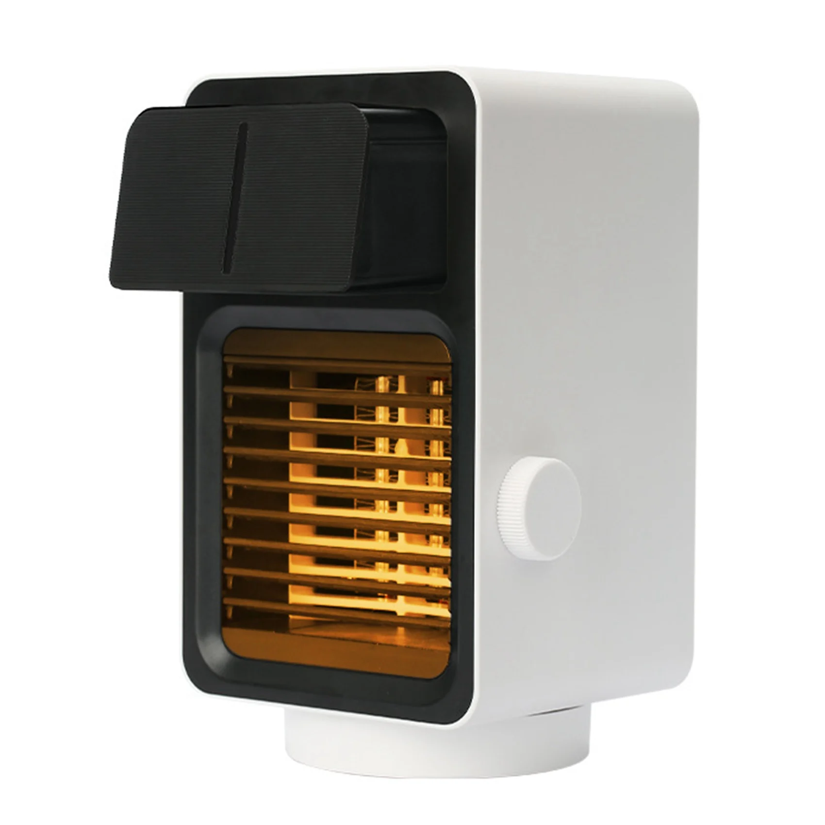 LITE-220V Electric Fan Heater Adjustable Thermostat Warm Air Blower Mute Quick Heating Mini Heater EU Plug