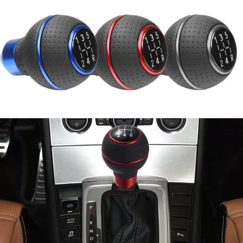 Shift Knob Gear, Shift Knob for 5 Speed Manual Transmission Fits Most Cars Trucks SUVs Providing Smooth and Reliable Shifting