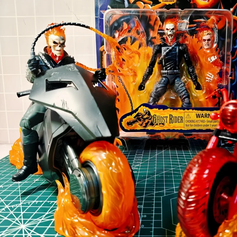 

High Quality Qualhasbro Legends 85th Anniversary Ghost Rider Motorcycle Ghost Rider Motorcycle Action Doll Child Birthday Gift