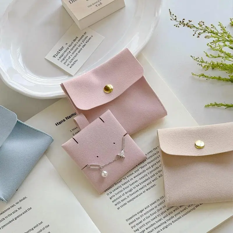 Mikrofaser-Samt-Schmuckbeutel in Großpackung, Mehrfarbige Beutel für Ohrringe, Halsketten, Hochzeits- und Event-Souvenirs, Geschenke – Detail 4