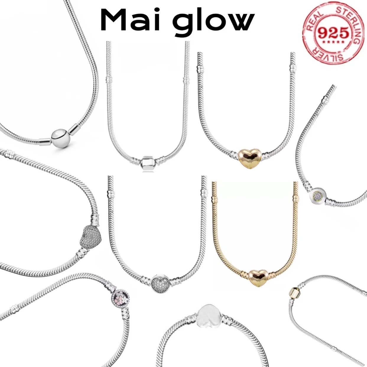 

Лидер продаж, ожерелье из змеиной кости, чистое серебро 925%, оригинальное ожерелье в форме сердца с круглым цирконом, темпераментное ожерелье для женщин, ювелирные изделия своими руками