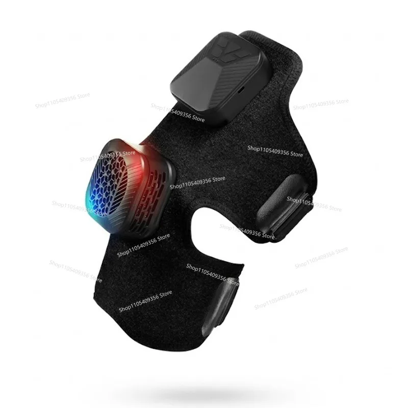 

Массажер для коленей с функцией холодного и горячего компресса, красным светом и вибрацией, умный массажер для суставов