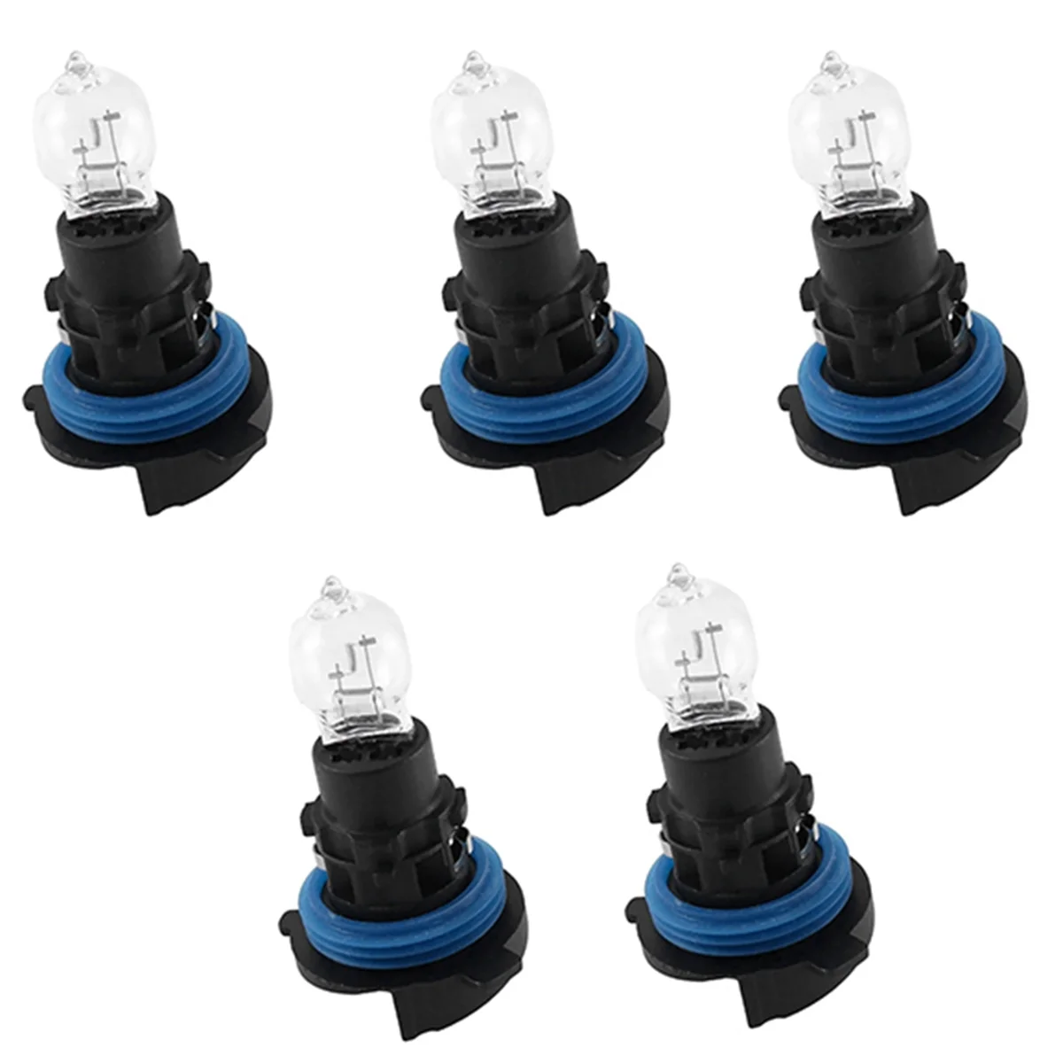 5Pcs Front Daytime Running Light Bulb with Base for Peugeot 3008 5008 Citroen C5 12V 24W 6216F6 89072904 PH24W