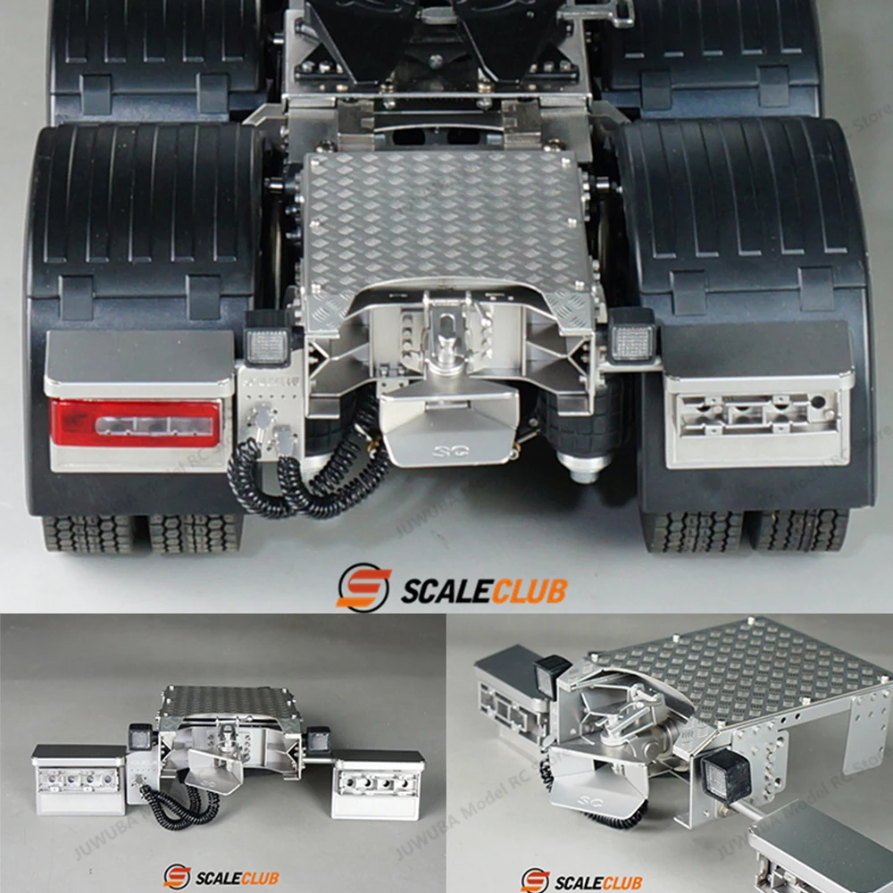 

Scaleclub металлическая хвостовая балка Heavy Drag Oka F16 обновление автомобиля для 1/14 Tamiya Volvo Rc грузовик прицеп DIY аксессуары Запчасти игрушки