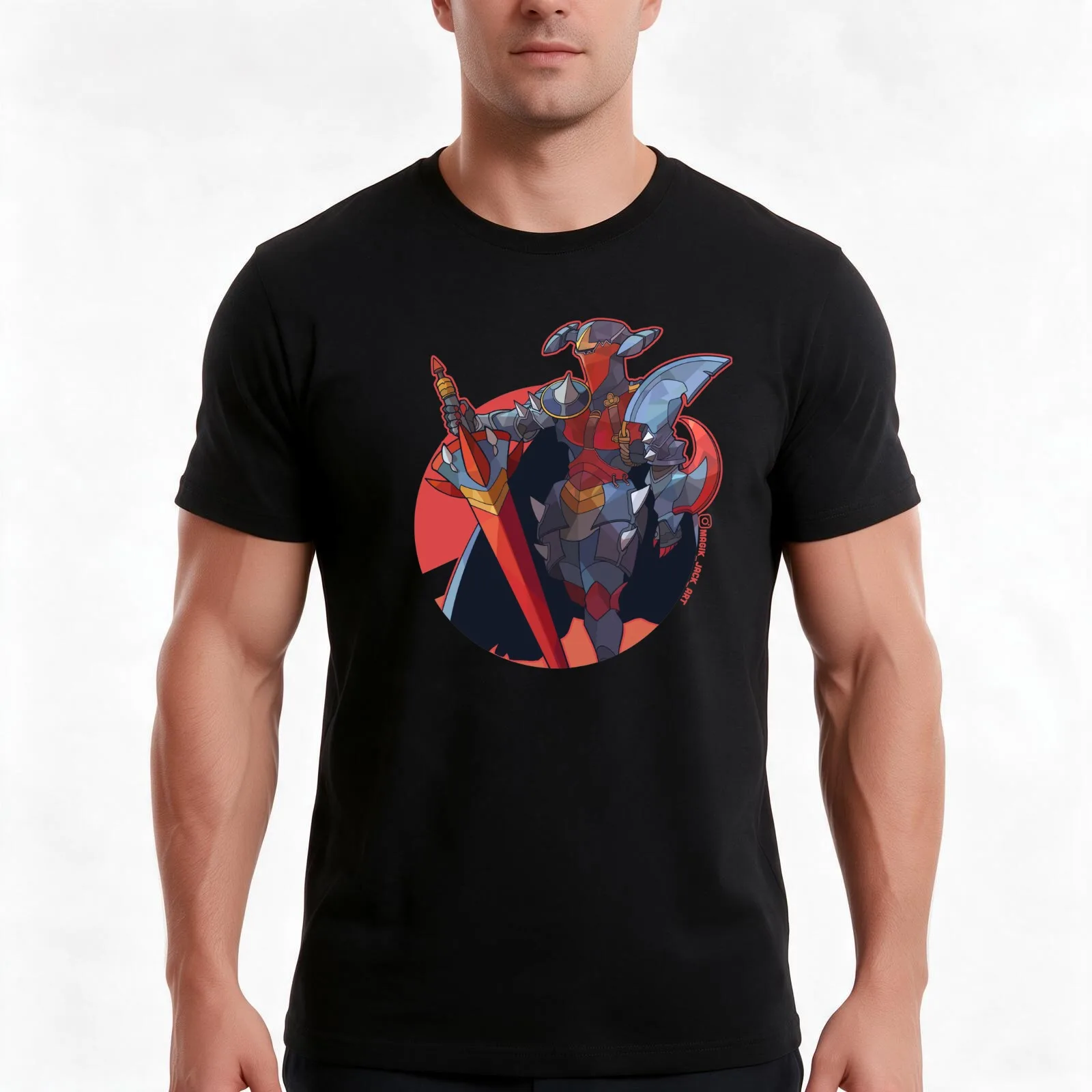Dragon Lancer T-Shirt Summer Casual Cotton Tee Oversized Streetwear Tops Vintage Graphic Print Loose Fit Short Sleeve