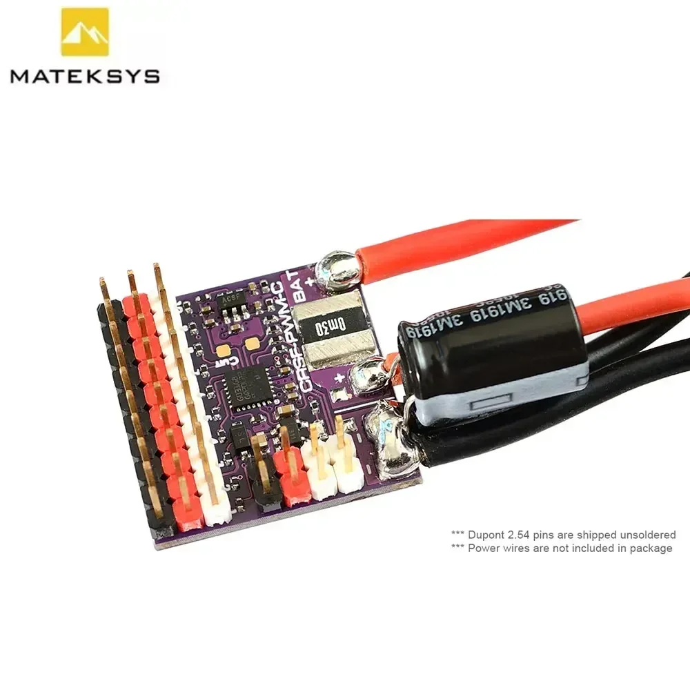 

MATEK CRSF TO PWM Converter CRSF-PWM-6 CRSF-PWM-C TBS Crossfire Nano SE Receiver Fit for RC FPV Drones Reliable Parts