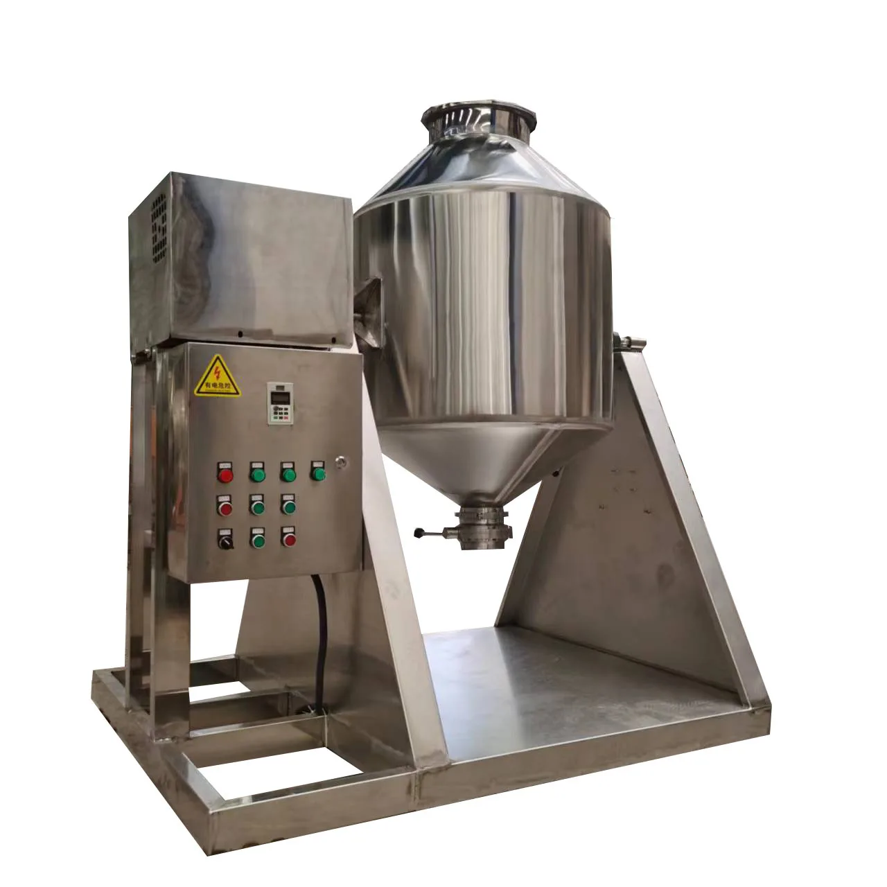 

Energy Whey Protein Powder Mixing Machine 360 Degree Double Cone Powder Mixer Blender