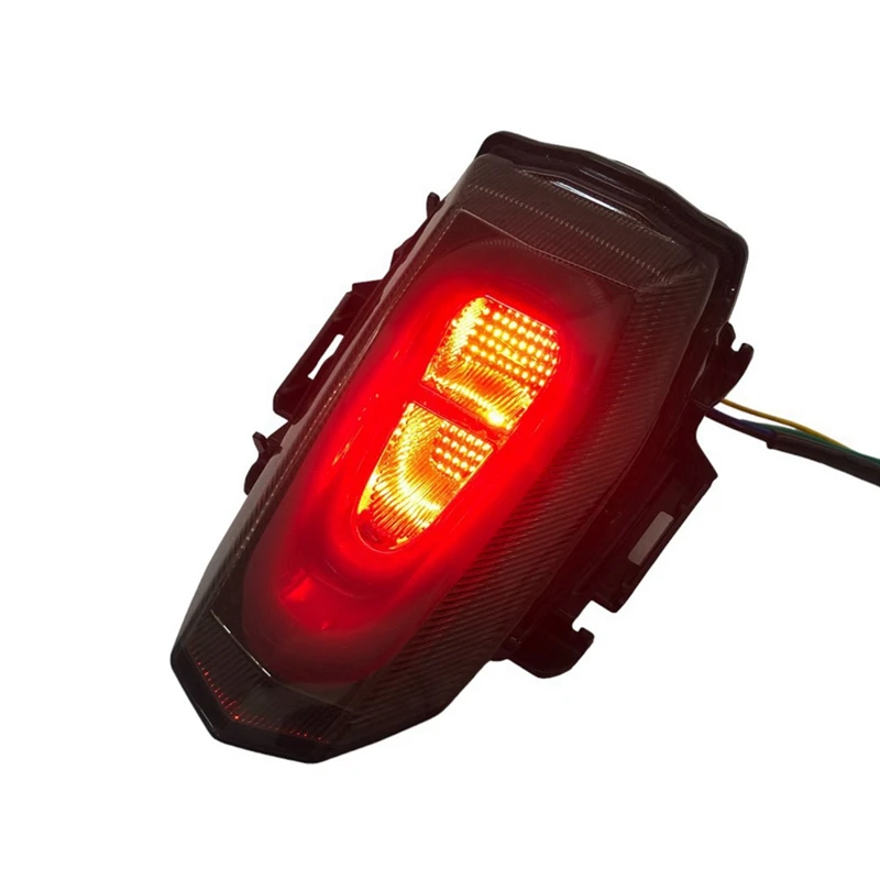 Motorcycle Rear LED Dynamic Brake Light Taillight For Yamaha R15 V3 2017-2022 V4 R15M 2023+ Turn Signal Light