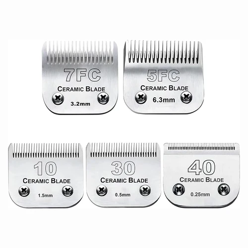 Imagen 2 del producto Cuchilla desmontable profesional para el cuidado de perros, Compatible con cortaúñas de animales Andis/Oster A5/Wahl KM Series