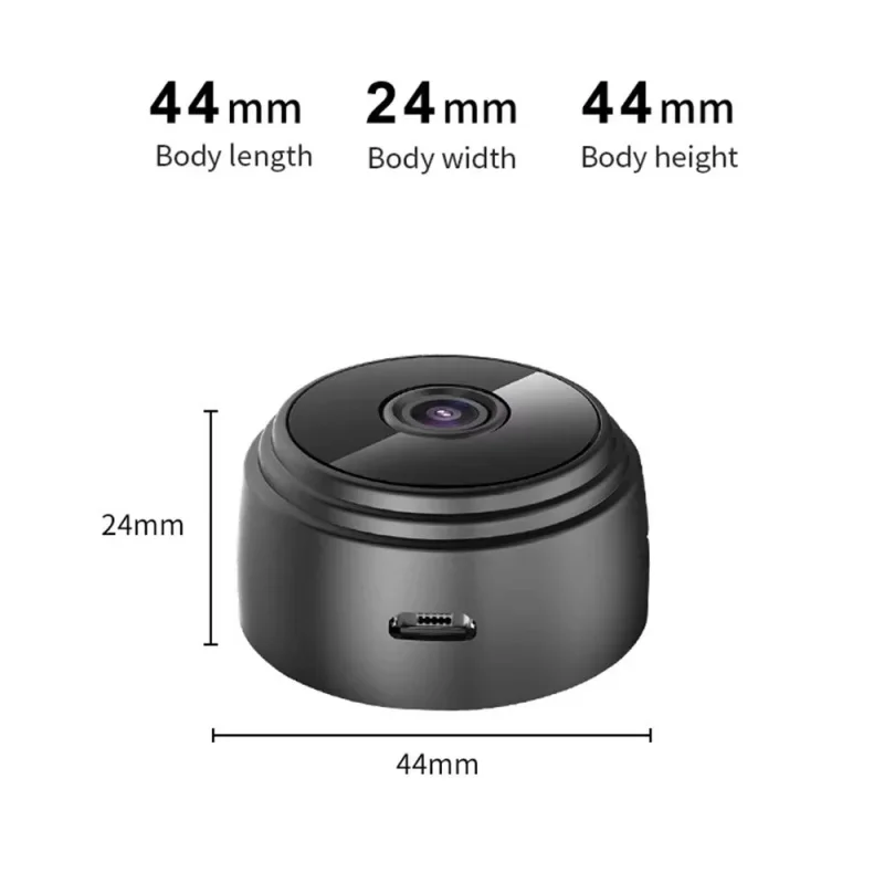 A9 Mini WiFi กล้องรีโมทคอนโทรลไร้สายอินฟราเรด 720p HD เครื่องบันทึกเสียงกล้องวิดีโอ Night Vision Home Security Surveillance Cam