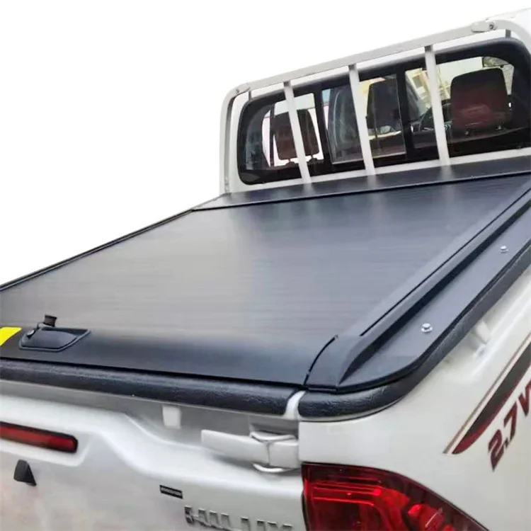 4x4 Waterproof Pickup Roll Up Truck Bed Hard Flat Cover for Toyota Hilux F150