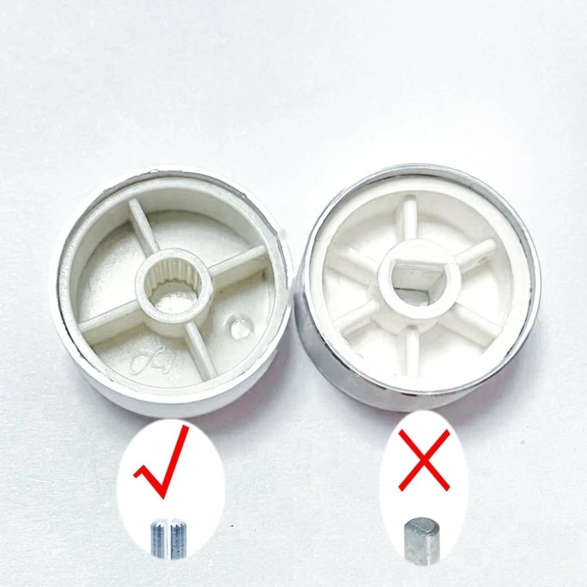 고급 알루미늄 합금 전위차계 노브 캡 인코더, 볼륨 제어 오디오 노브, 6mm 샤프트 홀 노브 (널링 샤프트 직경)