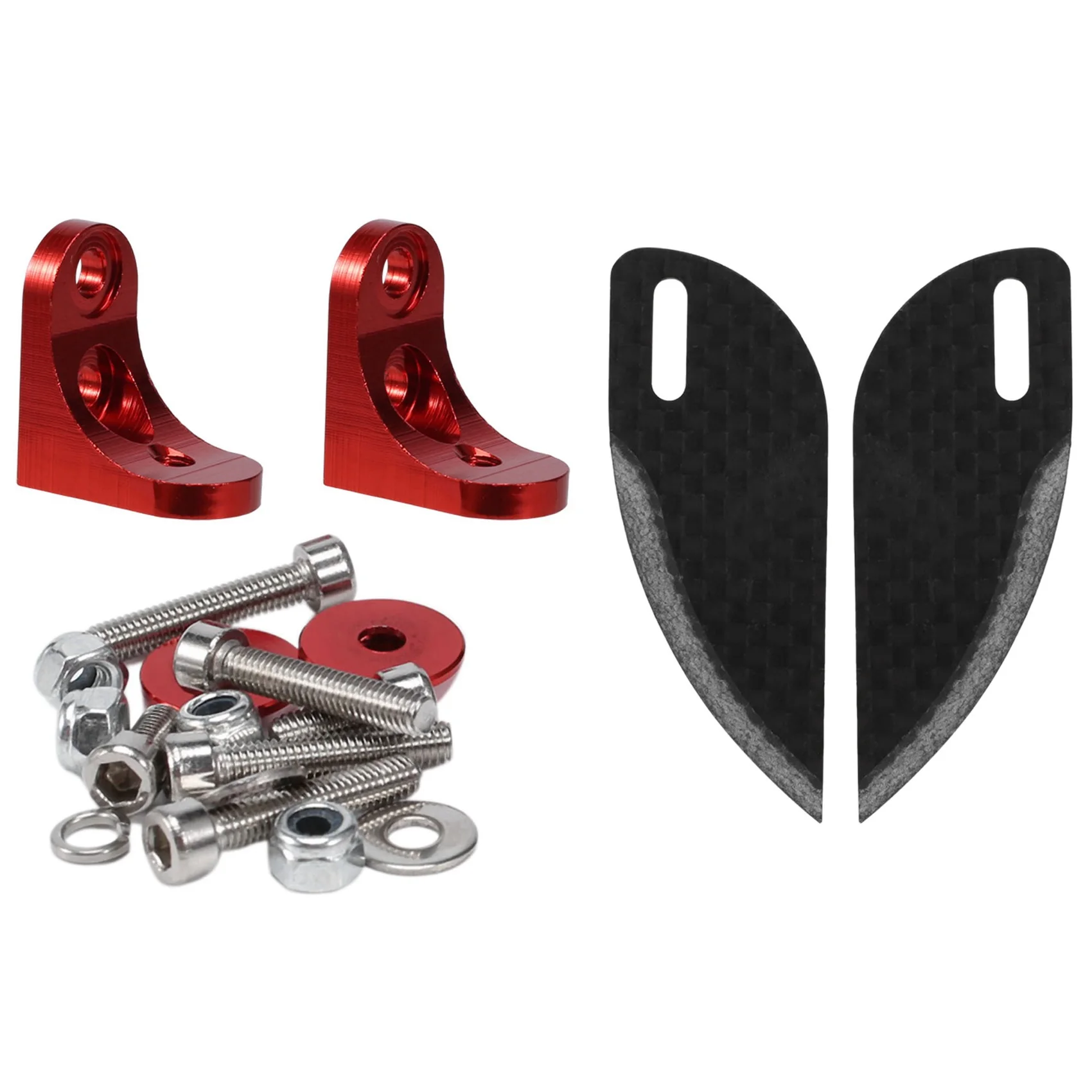 ABUM-55X21mm قابل للتعديل ألياف الكربون بدوره زعانف ل 60-75 سنتيمتر الكهربائية/نيترو الطاقة التحكم عن بعد قوارب اكسسوارات عدة