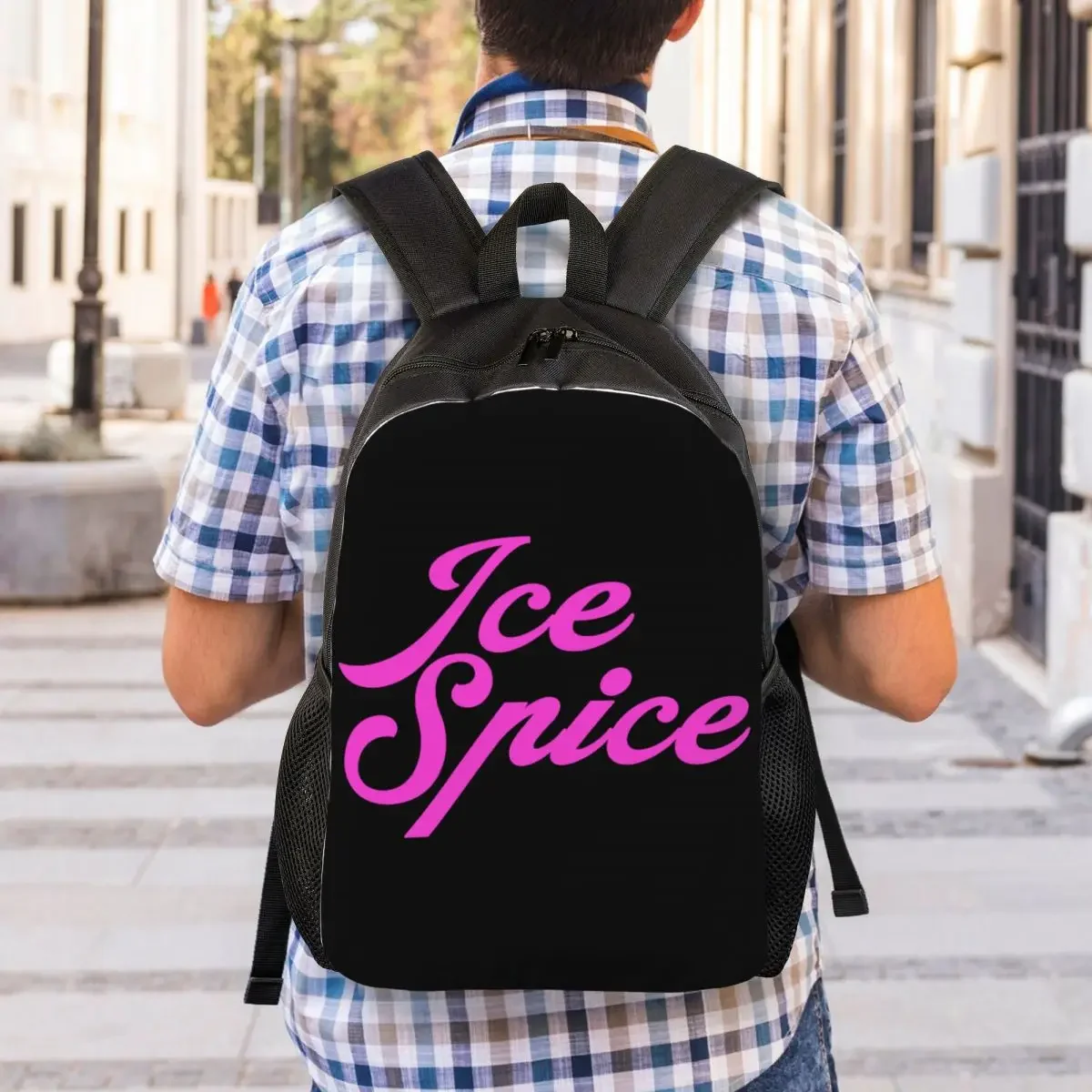Customized Ice Spice Hiphop Music Rap Backpacks Women Men Fashion Bookbag for School College Bags