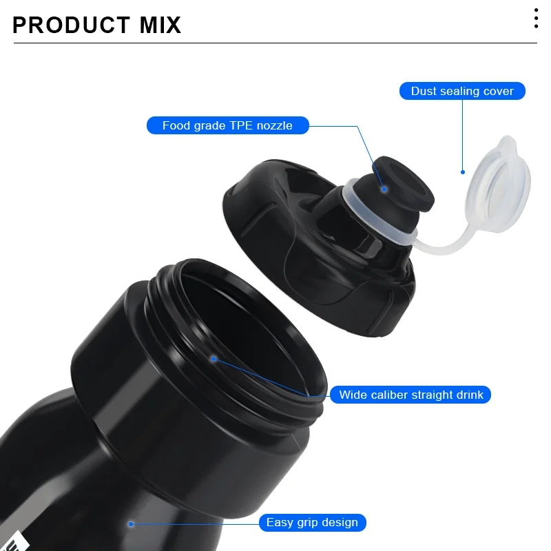 

680 мл велосипедная бутылка для воды, сжимаемая большая емкость, чашка для воды для фитнеса, сверхлегкая портативная чашка для велосипедного напитка, уличный велосипедный чайник