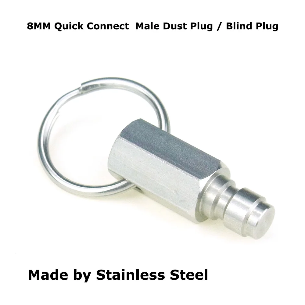 Foster adaptador de desconexión rápida macho/hembra CO2 con tapón ciego - imagen 3