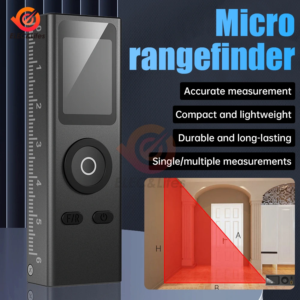 Laser Range finder 30 Meter Portable Handheld USB Charger High Precision Measurement Laser Range Finder Measuring Houses