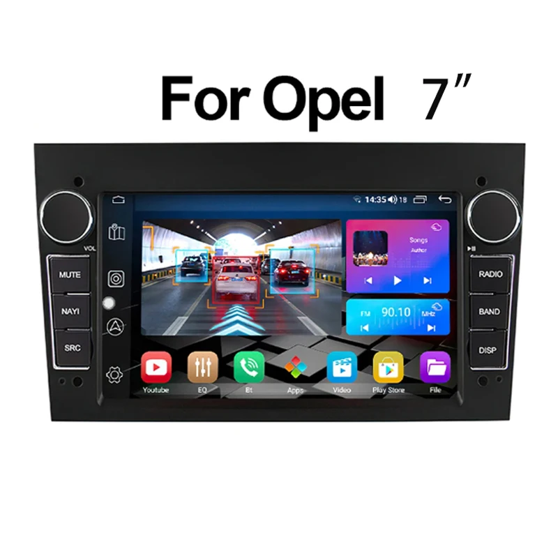 Android 13 Car GPS PLAYER For Opel Astra Vectra Vauxhall Antara Zafira Corsa Vivaro Meriva Veda Carplay Radio Screen WIFI 2din