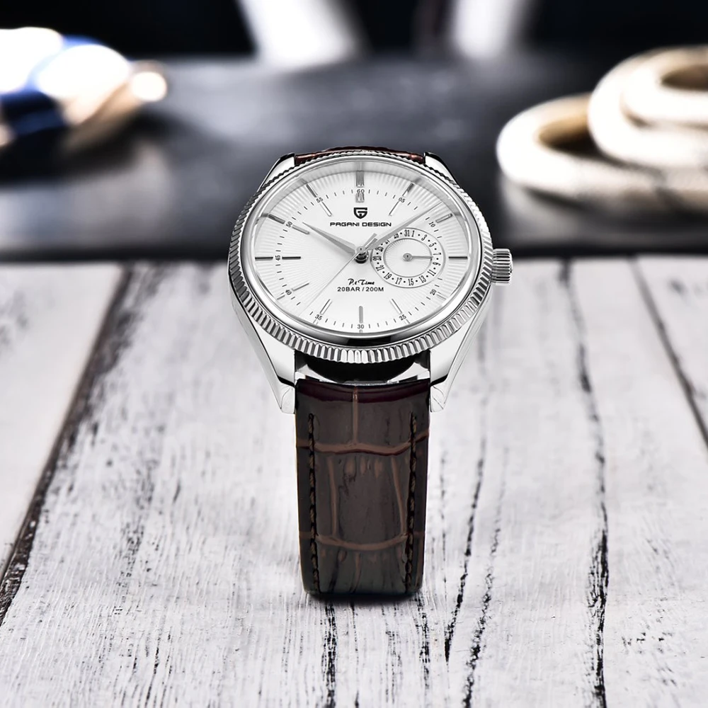 PAGANI DESIGN Casual Fashion Simple Men's Watch Luxury Simulation VH65 Quartz Watch Sports Leather 100 Waterproof Watch For Men - view 2