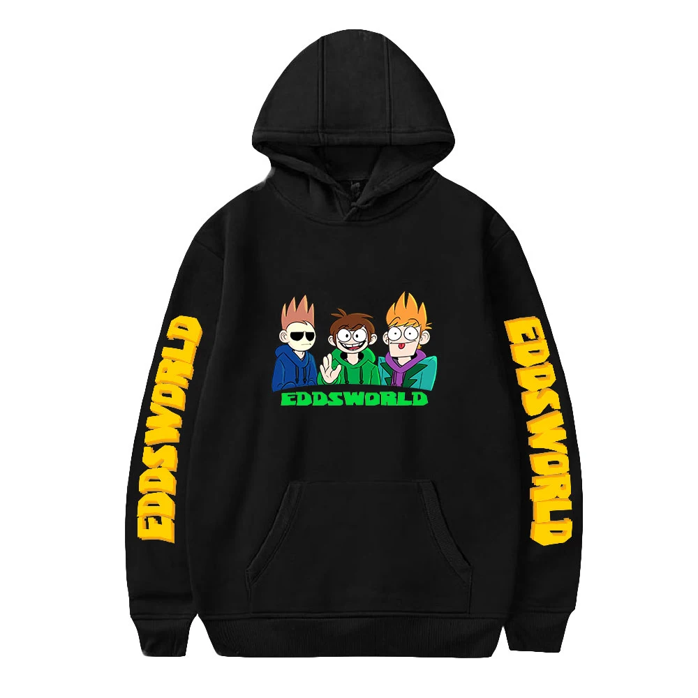 

Толстовки Eddsworld для женщин и мужчин, толстовки с капюшоном и длинными рукавами, Лидер продаж, модная уличная одежда