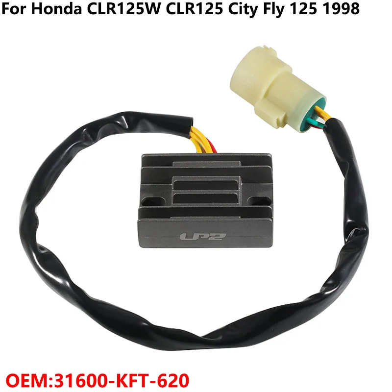 

Регулятор напряжения Выпрямитель для Honda CLR125W CLR125 City Fly 125 1998 OEM 31600-KFT-620