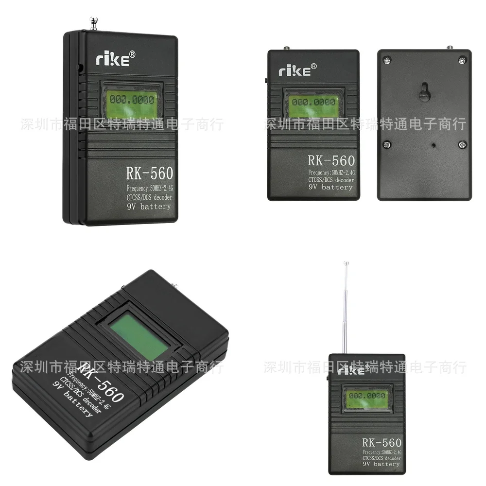 

Portable Frequency Counter for RK560 50MHz to 2.4GHz Digital Analog Subaudible Tone Tester Handheld Frequency Meter for Radio