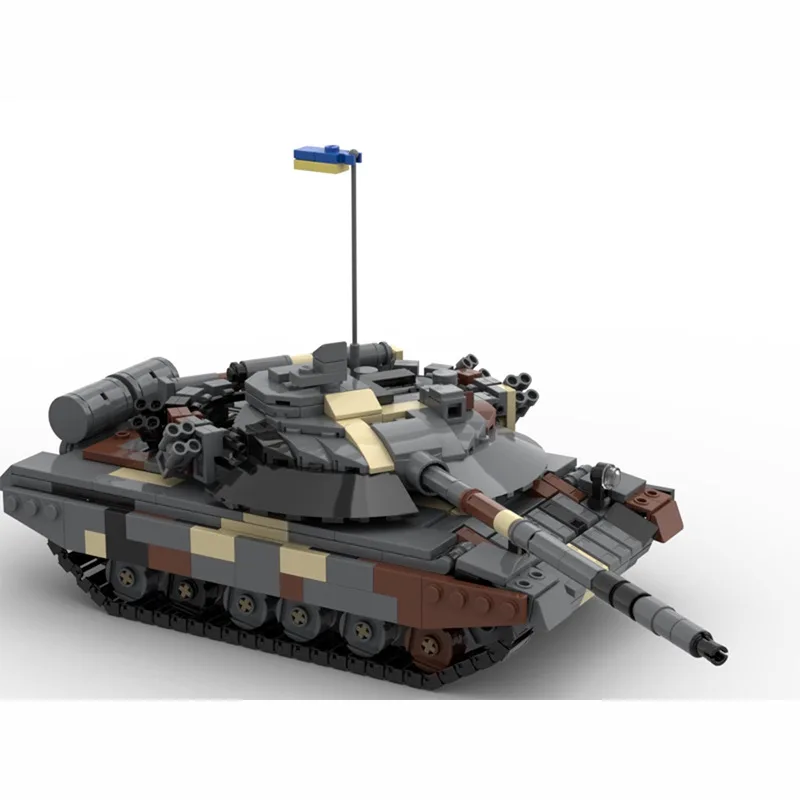 WW2 T-64A Capital Tank Model Military Series DIY Assemble Bricks Building Blocks Education Toys Birthday Gifts for Kids