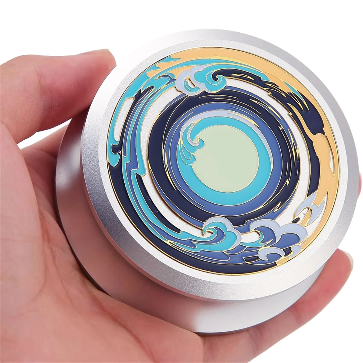 Turntable Estabilizador do disco para o jogador do vinil, prata LP peso recorde, braçadeira, fonógrafo