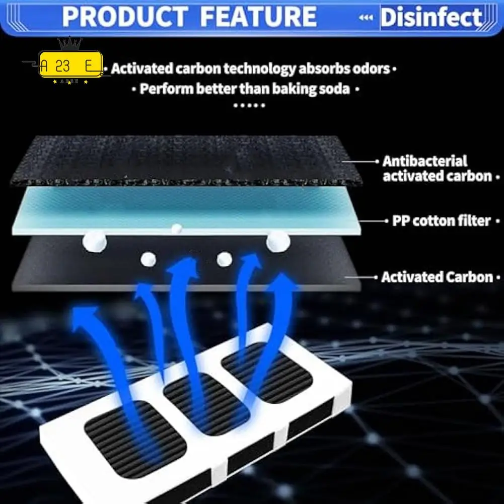 

A23E-8Pack Refrigerator Air Filter Replacement For Refrigerator PAULTRA2 Pure Air Ultra II Refrigerator Air Filter