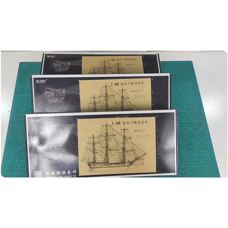 1/48 HMS Surprise DIY Simulated Wooden Sailboat Model Assembly Kit Battleship Model Toy Gift Collection