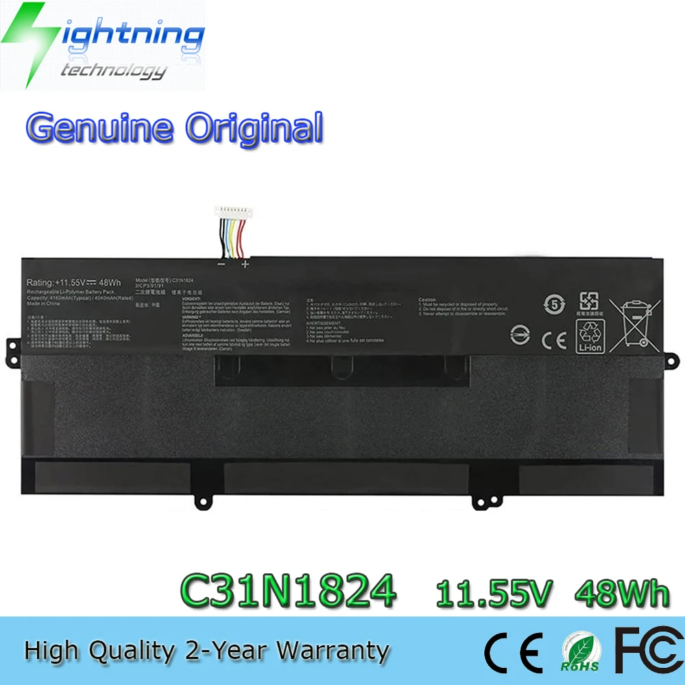 

C31N1824 11.55V 48Wh Laptop Battery for Asus Chromebook Flip C434 C434T C434TA 3ICP3/91/91 0B200-03290000 e