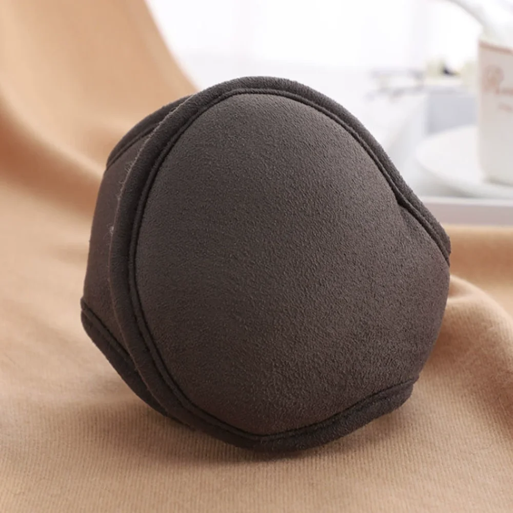 

Foldable Winter Fleece Stuffed Unisex Simple Man Earmuff Thick Earwarmer Female Ear Flap Ear Cover