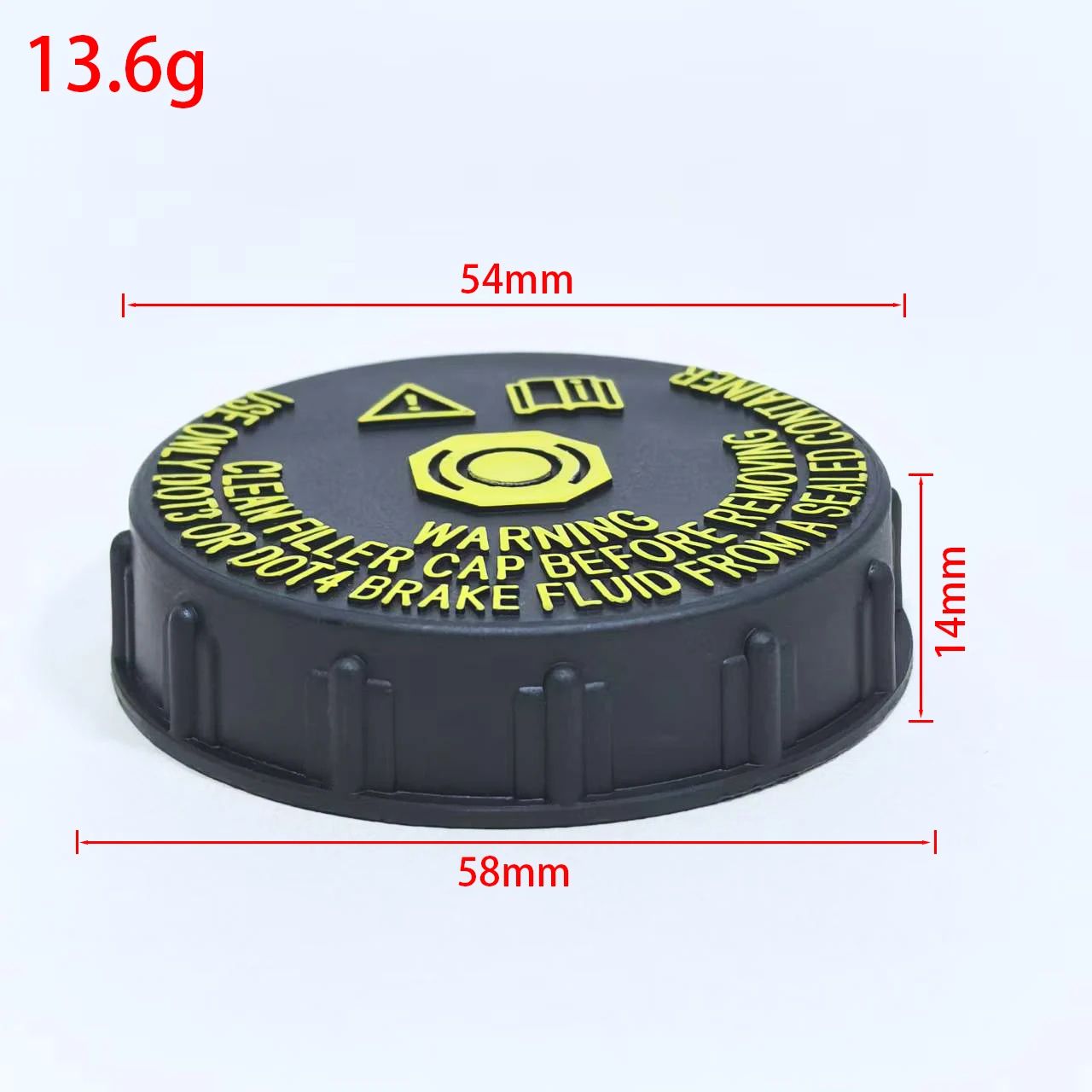For Nissan 2008-17 Teana Qashqai X-trail Car Brake Fluid Reservoir Bottle Tank Cap Cover