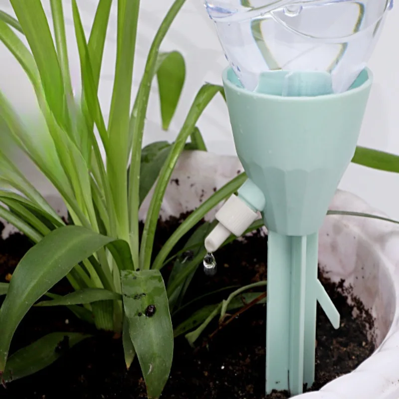 Automatische Blumen bewässerungs vorrichtung für Topfpflanzen zu Hause, einstellbare Tropf geschwindigkeit beim Ausgehen, automatischer Bewässerungs tropfer